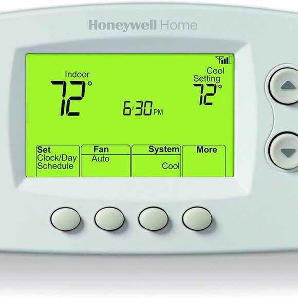 Honeywell Home RTH6580WF Wi-Fi 7-Day Programmable Thermostat A. Wi-Fi Thermostat - Picture 1 of 16